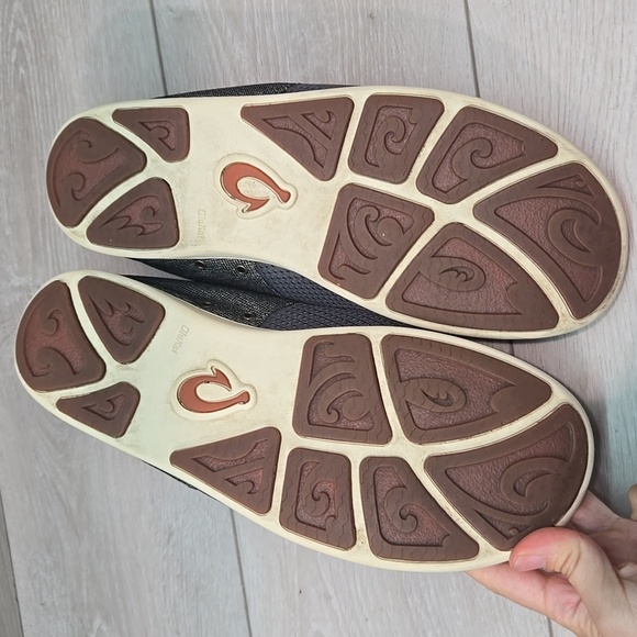 OluKai Mens Nohea Moku Sneakers Lace-Up Shoes Sz 10 - Picture 9 of 11